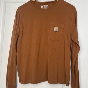 Carhartt Women’s Tan Long Sleeve Tee